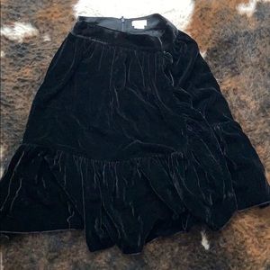 Kate Spade velvet skirt
